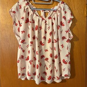 Lauren Conrad Floral Print Women's Top